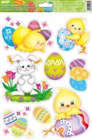 Okenní fólie velikonoční VE001 20x30cm