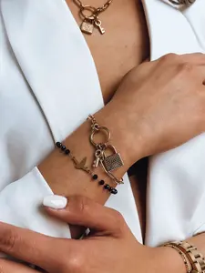 Dámský náramek PALOMA Barva černá DSTREET