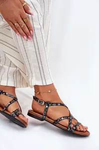 Ploché Kožené Sandály Dámské Maciejka