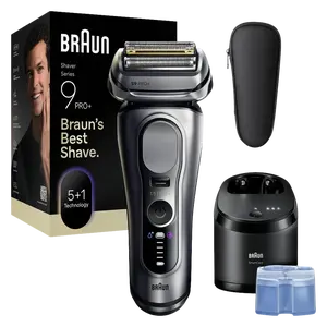 BRAUN Series 9 PRO+ 9667cc, Elektrický holiaci strojček, Strieborná