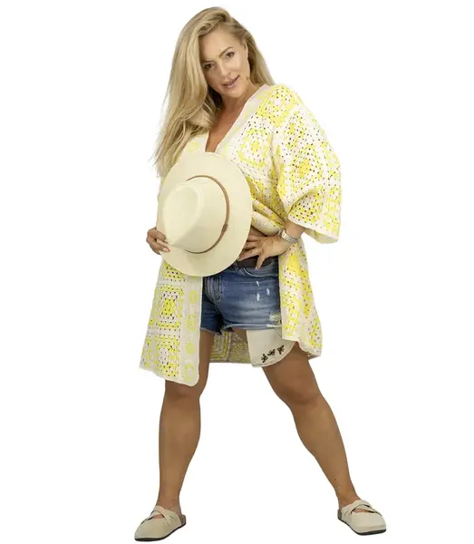 Pri Boho crochet and openwork cardigan bedspread granny square BOHEMA