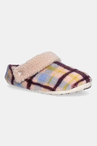 Papuče Crocs Classic Cozzzy Plaid Slipper