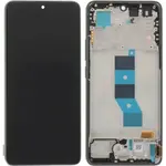 LCD display + dotyková deska + přední kryt pro Poco M7 Pro 5G, black