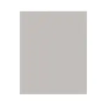 Jika Lyra - Zrcadlo na desce, 50x75 cm, bílá H4531910383041