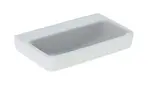 Geberit Selnova Compact - Umyvadlo 65x40 cm, bez přepadu, bez otvoru pro baterii, bílá 501.893.00.7