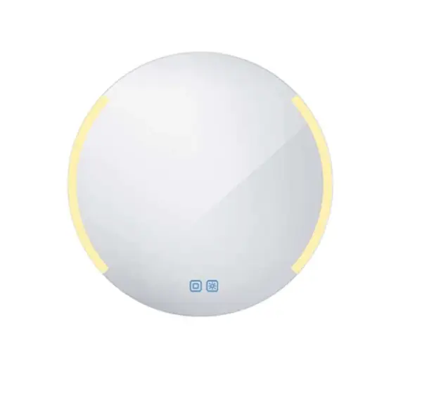 Nimco Zrcadla - Zrcadlo s LED osvětlením, průměr 60 cm, dotykový senzor, hliník ZP 16000RVX