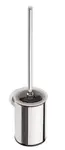 Sapho X-Round - WC štětka nástěnná s držákem, chrom XR305