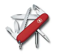 VICTORINOX - Střední kapesní nůž Hiker, 13 funkcí, červená 1.4613