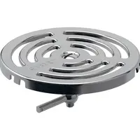 Geberit Příslušenství - Rošt pro podlahové vpusti, přišroubovatelný, průměr 10 cm, nerez 154.317.00.1