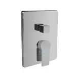 Mereo Dita - Baterie pod omítku pro 2 spotřebiče, s tělesem, chrom CBE60106DC