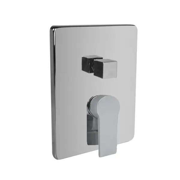 Mereo Dita - Baterie pod omítku pro 2 spotřebiče, s tělesem, chrom CBE60106DC