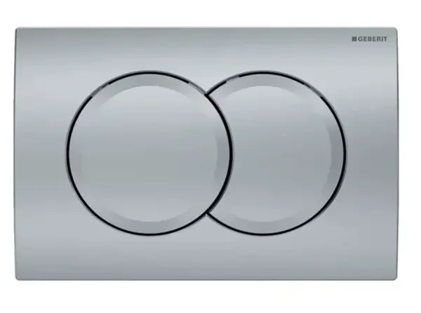 Geberit Delta01 - Ovládání splachování, matný chrom 115.107.46.1