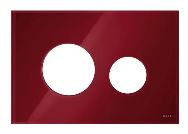 Tece TECEloop - Kryt ovládání splachování TECEloop, rubínově červené sklo 9240679