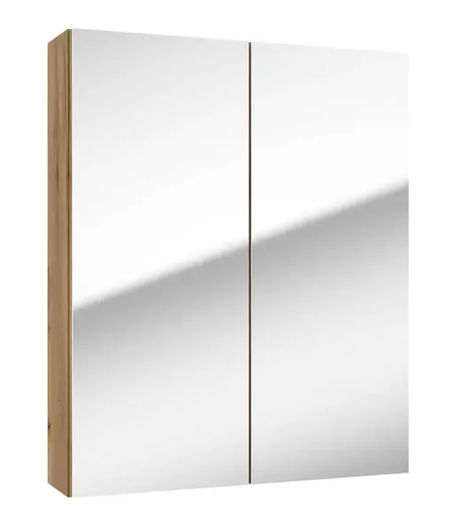 kielle Vega - Zrcadlová skříňka, 60x73x15 cm, zlatý dub 50118601