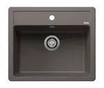 Blanco Legra 6 - Silgranitový dřez, 59x50 cm, šedá 527269