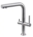 kielle Wimeo - Dřezová baterie s filtrační funkcí, broušená nerez 10525F25