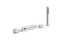 Ravak Chrome - Baterie na okraj vany, 4-otvorová instalace, chrom X070073