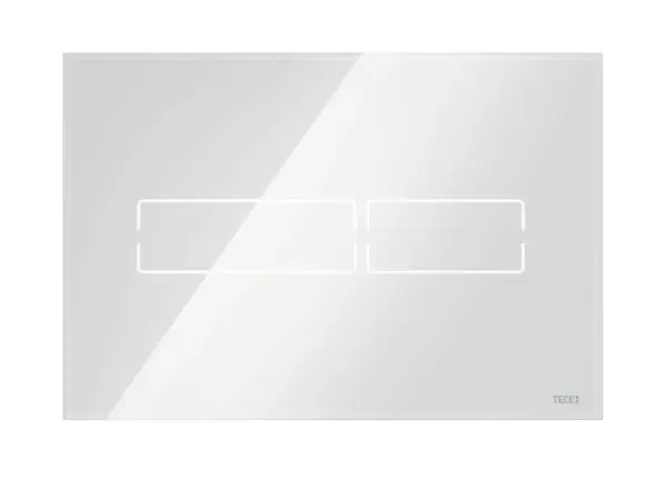 Tece TECElux - Elektronické ovládání splachování, síťové napájení, lesklé bílé sklo 9240960