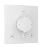 Hansgrohe Ecostat Comfort E - Termostatická baterie pod omítku, pro 2 spotřebiče, matná bílá 33716700