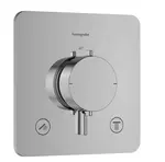Hansgrohe Ecostat Comfort Q - Termostatická baterie pod omítku, pro 2 spotřebiče, chrom 33713000