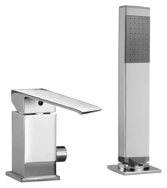 Paffoni Level - Baterie na okraj vany, 2-otvorová instalace, chrom LES041CR