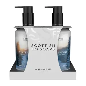 Scottish Fine Soaps Winterwood Sada péče o ruce a tělo 2x300 ml