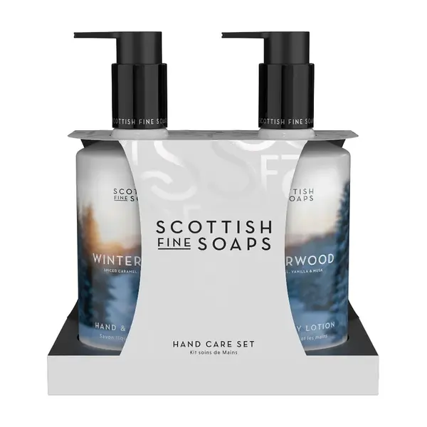 Scottish Fine Soaps Winterwood Sada péče o ruce a tělo 2x300 ml
