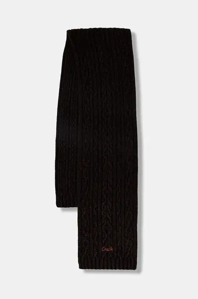 Šátek z vlněné směsi Coach