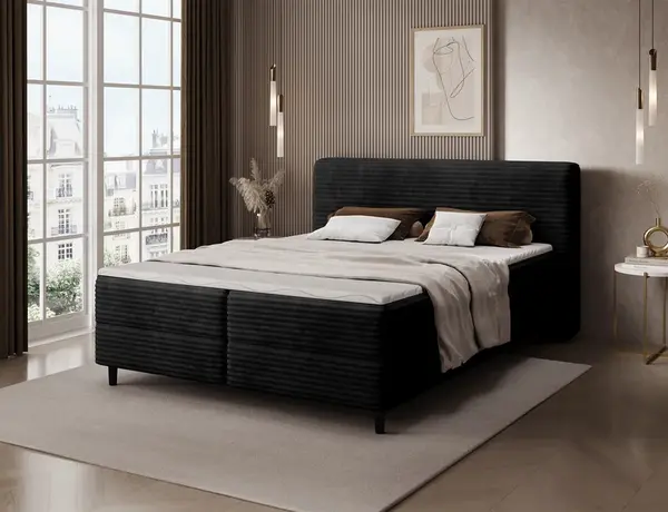Boxspring Cortiko Rozměry: 140 x 200 cm, látka: Modullo 10