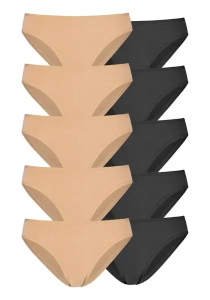 PETITE FLEUR Nohavičky  telová / čierna