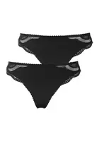 LASCANA Tangá  čierna