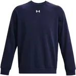 Under Armour RIVAL FLEECE CREW Pánska mikina, tmavo modrá, veľkosť S
