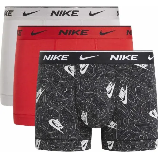 Nike EDAY COTTON STRETCH Pánské boxerky, černá, velikost