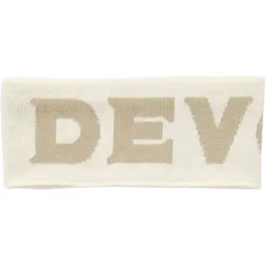 Devold DEVOLD LOGO MERINO HEADBAND Univerzálna vlnená čelenka, béžová, veľkosť UNI