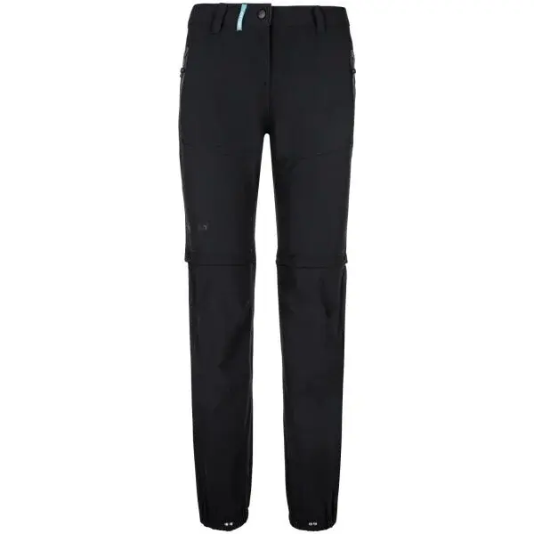 KILPI HOSIO Dámské outdoorové kalhoty 2v1, černá, velikost