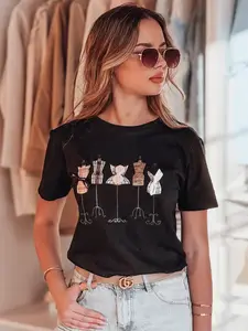 Dámské tričko s potiskem MANETEE černé