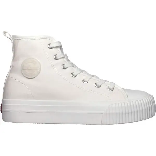 Lee Cooper CANVAS Dámské plátěné tenisky, bílá, velikost