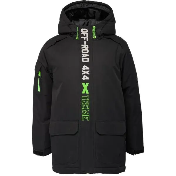 Lewro DARELL Zimní bunda pro chlapce s membránou, černá, velikost 164-170