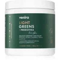 Venira Light Greens + prebiotika prášok na prípravu nápoja na detoxikáciu príchuť Pear 168 g