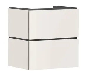 Hansgrohe Xilesa E - Umývadlová skrinka, 62x58x47 cm, 2 zásuvky, matná béžová 54254780