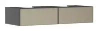 Hansgrohe Xevolos E - Umývadlová skrinka, 28x137x55 cm, 2 zásuvky, matná sivá/štruktúrovaný bronz 54318390