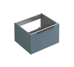 Kludi Icos - Umývadlová skrinka, 60x50x35 cm, 1 zásuvka, matná petrolejová 50S60O3