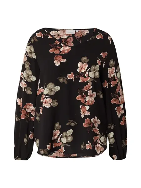 ONLY Carmakoma Blúzka 'CARVica'  sivá / rosé / čierna