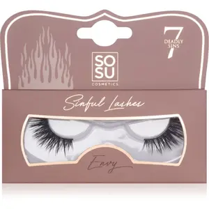 SOSU Cosmetics 7 Deadly Sins Lashes umelé mihalnice Envy 1 ks