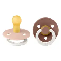 BIBS Colour cumlíky z prírodného kaučuku 2ks - veľkosť 1 - Blush Nočný / Woodchuck Nočný