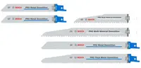 Bosch Príslušenstvo - 6-dielna súprava pílových plátkov 2607011820