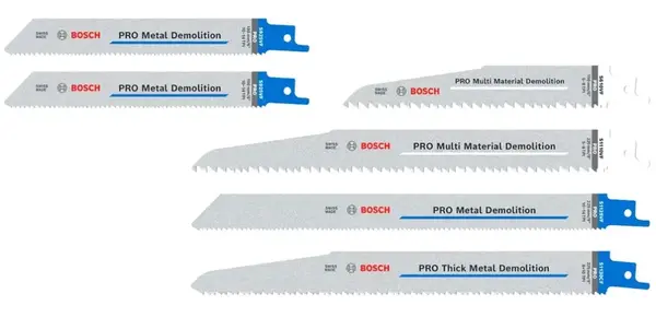Bosch Príslušenstvo - 6-dielna súprava pílových plátkov 2607011820