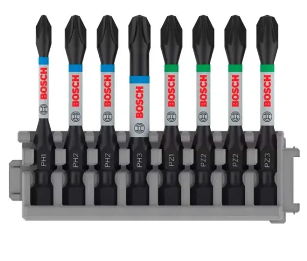 Bosch Príslušenstvo - 8-dielna súprava predĺžených bitov, dĺžka 55 mm 2608522328