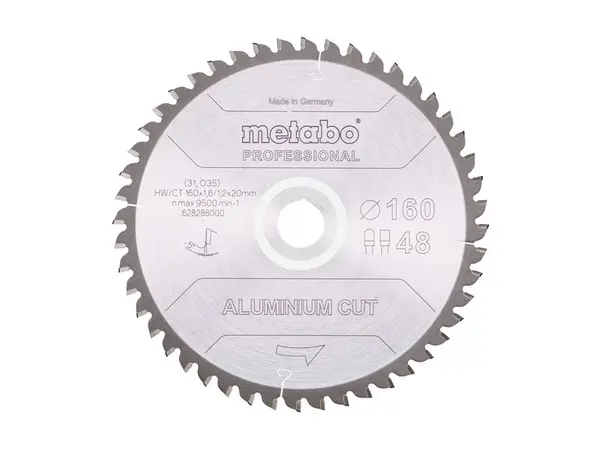Metabo - Pílový kotúč do hliníka, 160x20 mm, 48 zubov 628288000