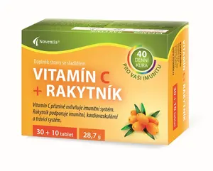 Vitamín C + Rakytník 30+10 tablet